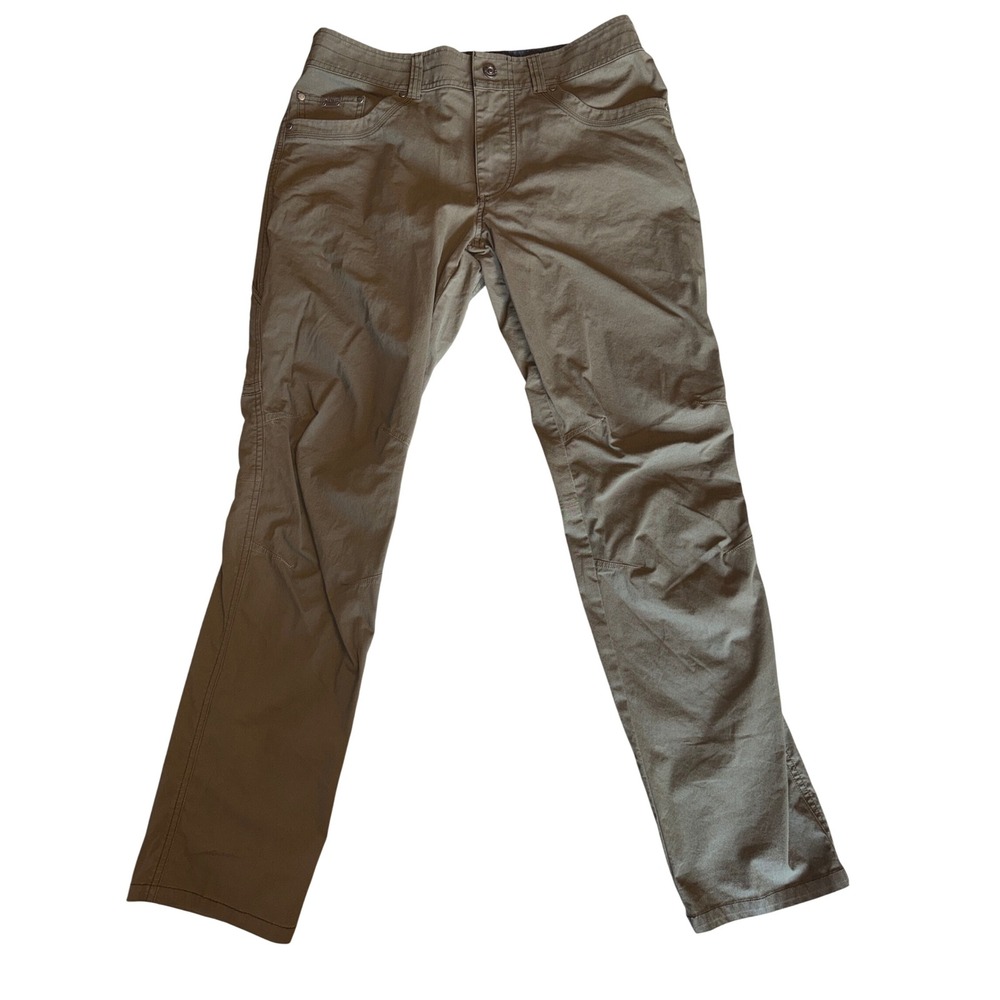 NWOT Kuhl Revolvr Rogue Mens Tapered Fit Hiking Pants Brown 35x32 Style 5124